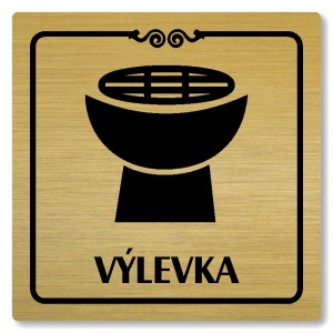 Výlevka, 118x118mm, zlatá, Texas